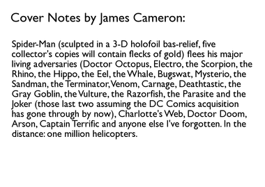 Webmasters: James Cameron’s Cover Script